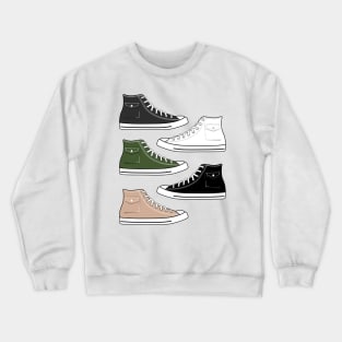 Shoe chuck pocket all colors Crewneck Sweatshirt